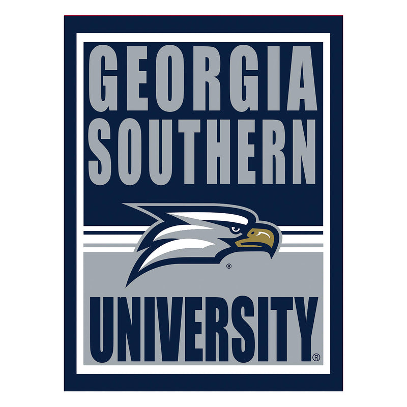 15.5"L x 11.5"H Medium Metal Wall Sign, Georgia Southern University