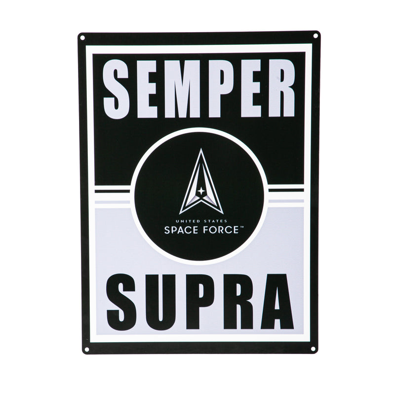15.5"L x 11.5"H Medium Metal Wall Sign, Space Force