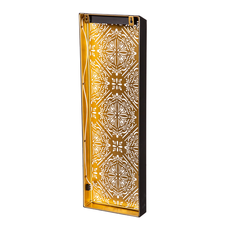 Laser Cut Metal Panel Wall Decor with LED Lights