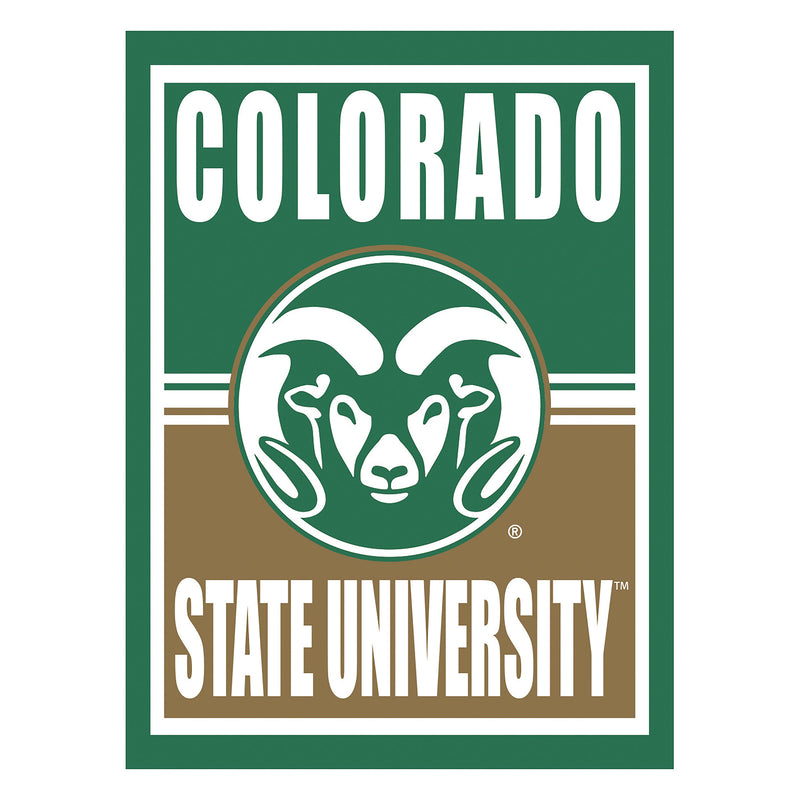 15.5"L x 11.5"H Medium Metal Wall Sign, Colorado State University