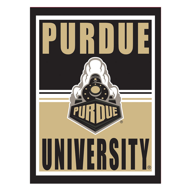 15.5"L x 11.5"H Medium Metal Wall Sign, Purdue University