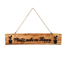 What She Shed Garden Sign, Wood, Wooden Garden Sign with Jute, Asst of 3