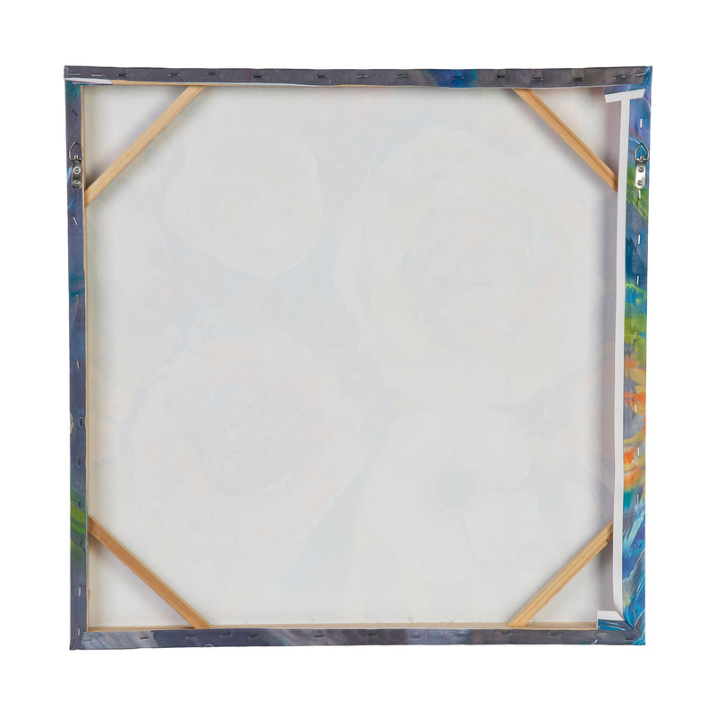 24" H x 24" L Outdoor Canvas, Colorful Flower Bouquet