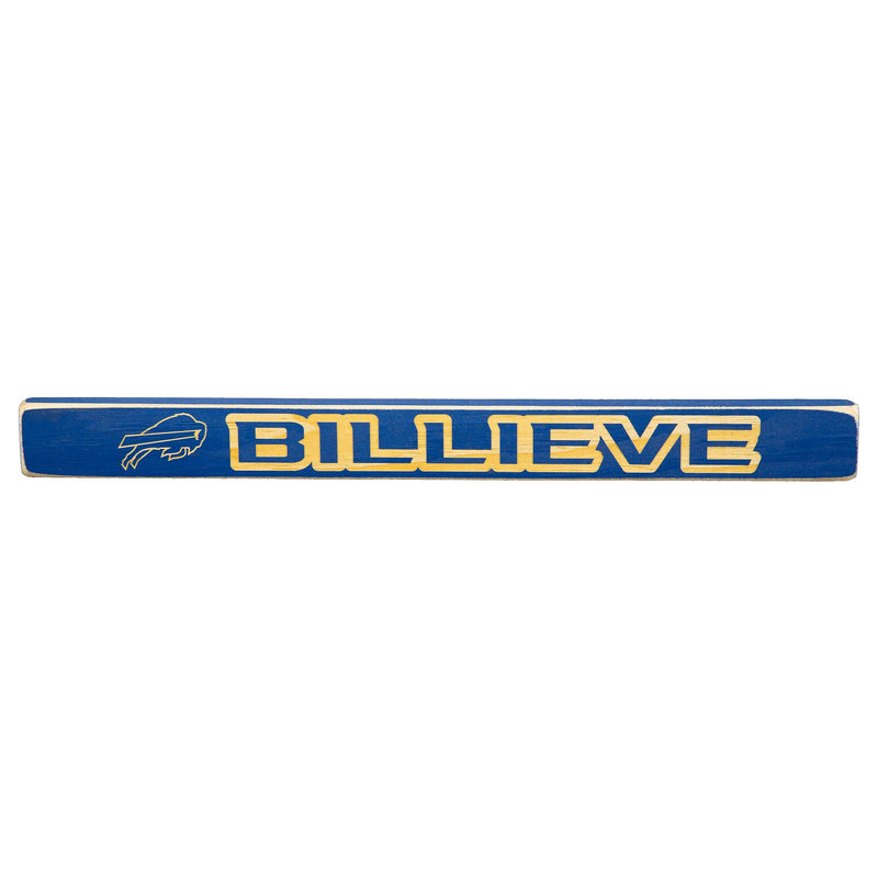 Buffalo Bills Engraved Wood Sign, 1.5" x 18"