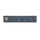 Chicago Bears Engraved Wood Sign, 3.5" x 18"