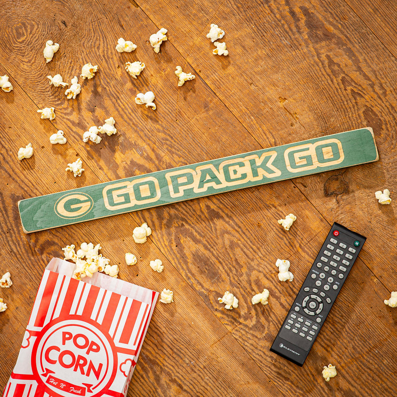Green Bay Packers Engraved Wood Sign, 1.5" x 18"