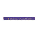Minnesota Vikings Engraved Wood Sign, 1.5" x 18"