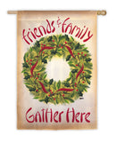 Flag, Sub, Gar, Friends & Family Gather Here, Evergreen Suede