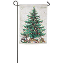 O Christmas Tree Garden Suede Flag