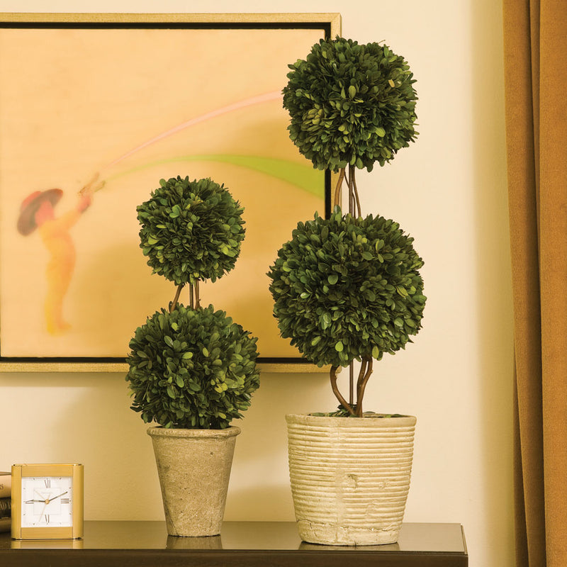 NAPA Home & Garden, BOXWOOD DOUBLE SPHERE TOPIARY 28",7530PG