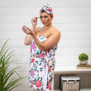 Butterfly Toile Quick Dry Hair Wrap