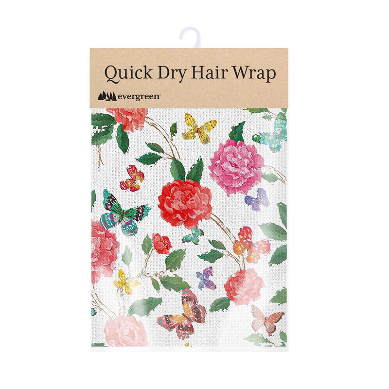 Butterfly Toile Quick Dry Hair Wrap