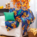 Mariposa Melody Butterfly Scatter Plush Blanket, 50" x 60"