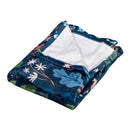Bursting Botanicals Plush Blanket, 60"L x 50"W