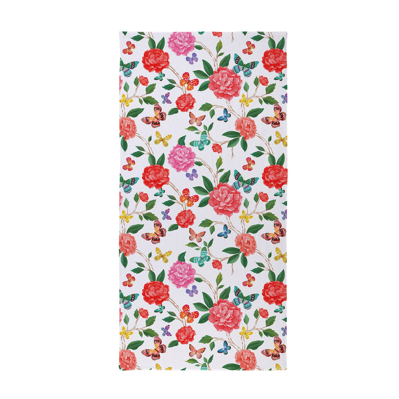 Butterfly Toile Quick Dry Towel and Matching Carrying Case, 60" x 30"