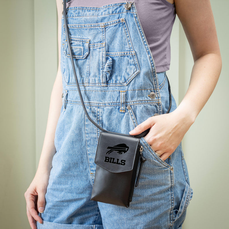 Buffalo Bills, Cross Body Wallet, Black