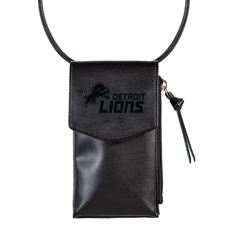 Detroit Lions, Cross Body Wallet, Black