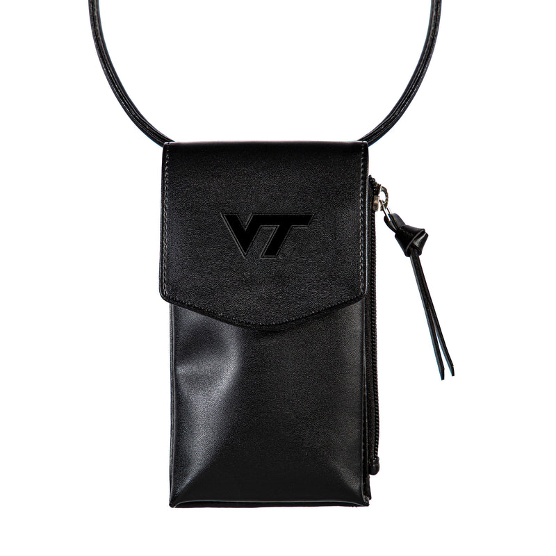 Virginia Tech, Cross Body Wallet, Black