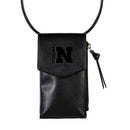 University of Nebraska, Cross Body Wallet, Black