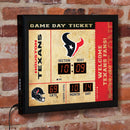 Scoreboard Wall Clock, Houston Texans