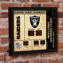 Scoreboard Wall Clock, Las Vegas Raiders