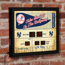Scoreboard Wall Clock, New York Yankees
