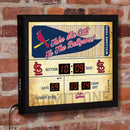 Scoreboard Wall Clock, Saint Louis Cardinals