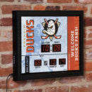 Scoreboard Wall Clock, Anaheim Ducks