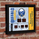 Scoreboard Wall Clock, Buffalo Sabres