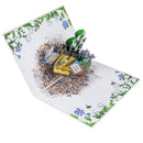 Spring Gardener Paper Pop Up Card