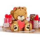 Love Bear Paper Pop Up Card