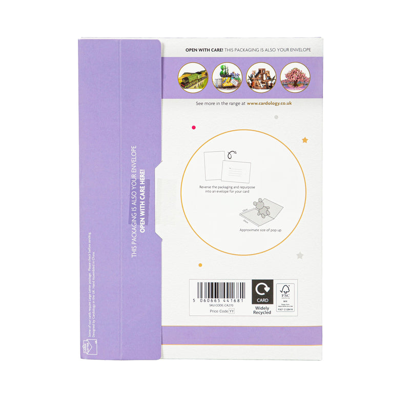 Love Bear Paper Pop Up Card