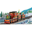 Christmas Train Paper Pop Up Card