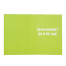 You're knocking it out of the Park Baseball Manual Motion Card