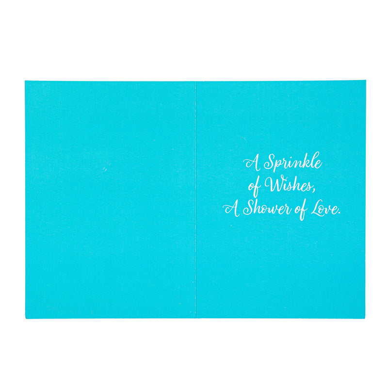 A sprinkle of wishes, a shower of Love Manual Motion Card