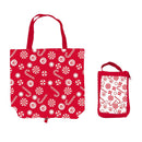 Baking Spirits Bright Tote Foldable Compact Tote Bag, Candy Cane, 15.5"L x 4.5"W x 16.5"H