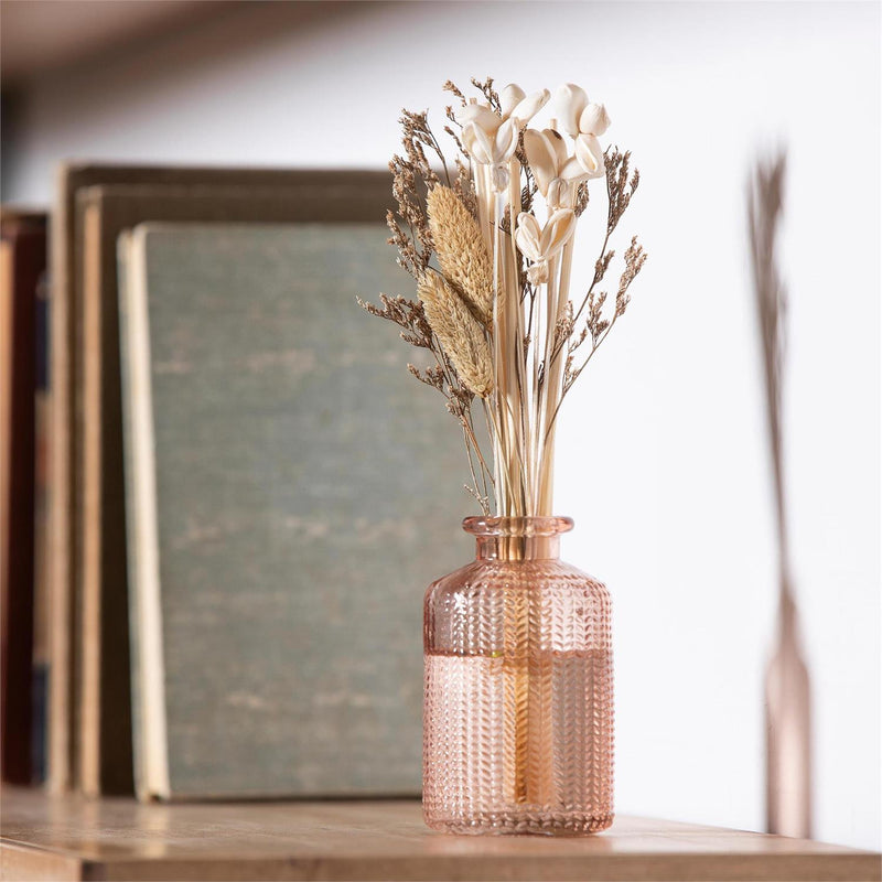 9.25" Glass Fragrance Diffuser with Dried Floral