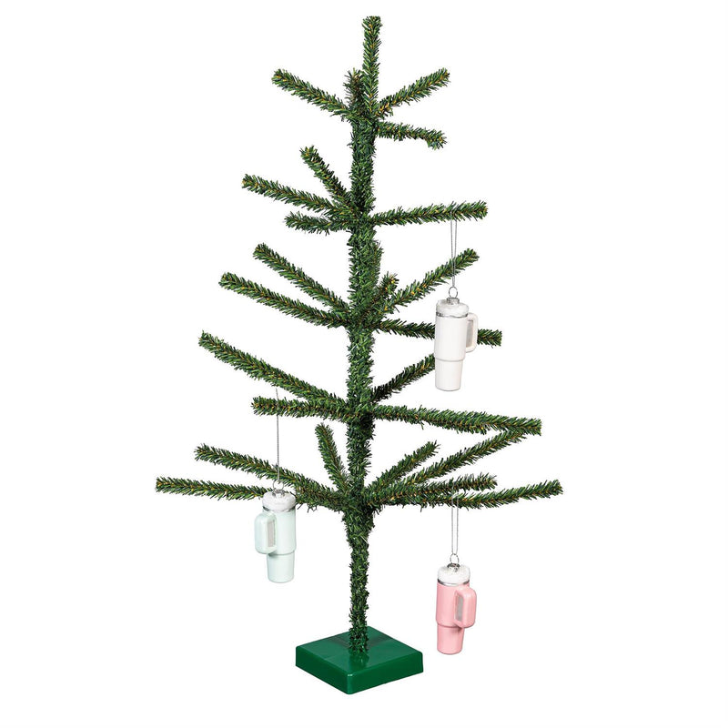 Home Display Christmas Tree Green Ornament Tabletop Display, 28"H