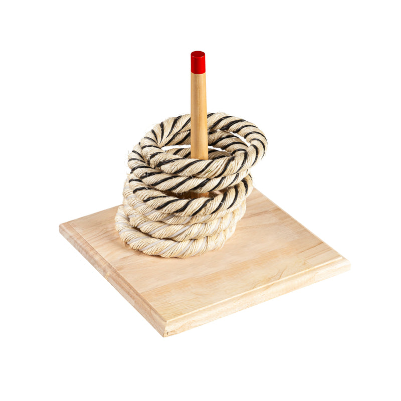 Outdoor Wood Ring Toss Game Set,7oyg012