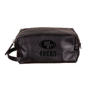 San Francisco 49ers, Embossed Toiletry Bag, Black