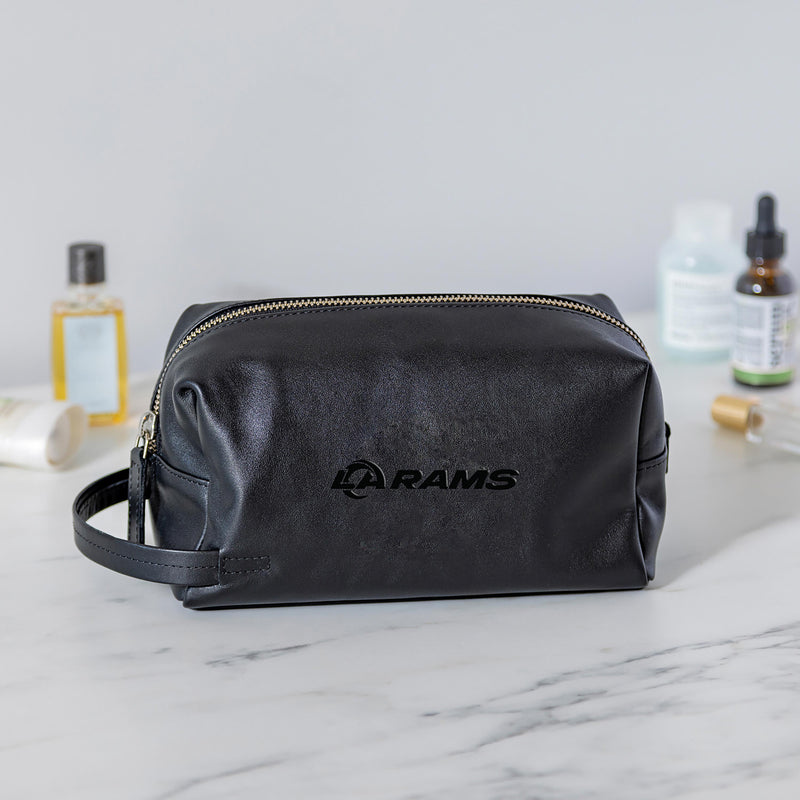 Los Angeles Rams, Embossed Toiletry Bag, Black