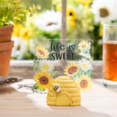 Beehive "Life is Sweet" Resin and Acrylic Table Décor, 5.75"H
