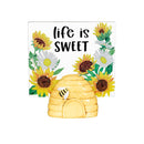 Beehive "Life is Sweet" Resin and Acrylic Table Décor, 5.75"H
