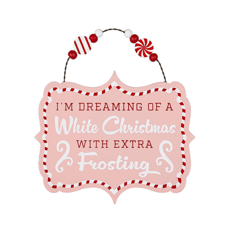 6.5" Wood Signs with Baking Messaging on Display