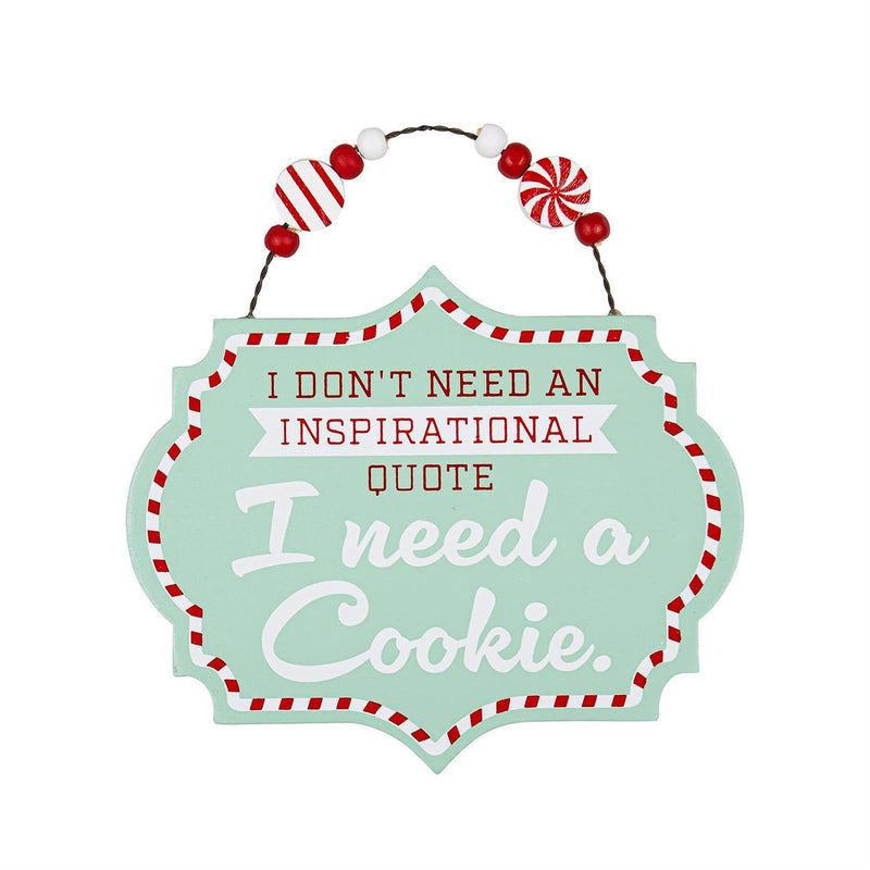 6.5" Wood Signs with Baking Messaging on Display