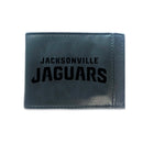 Front Pocket Wallet w/ RFID Blocking, Jacksonville Jaguars, Black