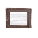 Los Angeles Dodgers Front Pocket Wallet with RFID Blocking, Brown, SC24 Champions