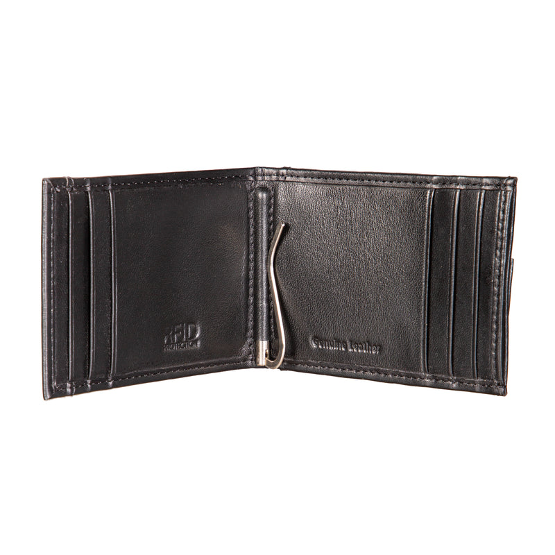 Milwaukee Brewers Front Pocket Wallet w/ RFID Blocking Black