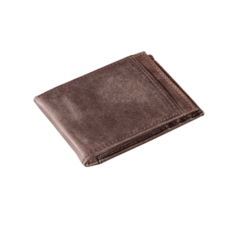Milwaukee Brewers Front Pocket Wallet w/ RFID Blocking Brown