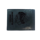 Front Pocket Wallet w/ RFID Blocking, Chicago Blackhawks, Black
